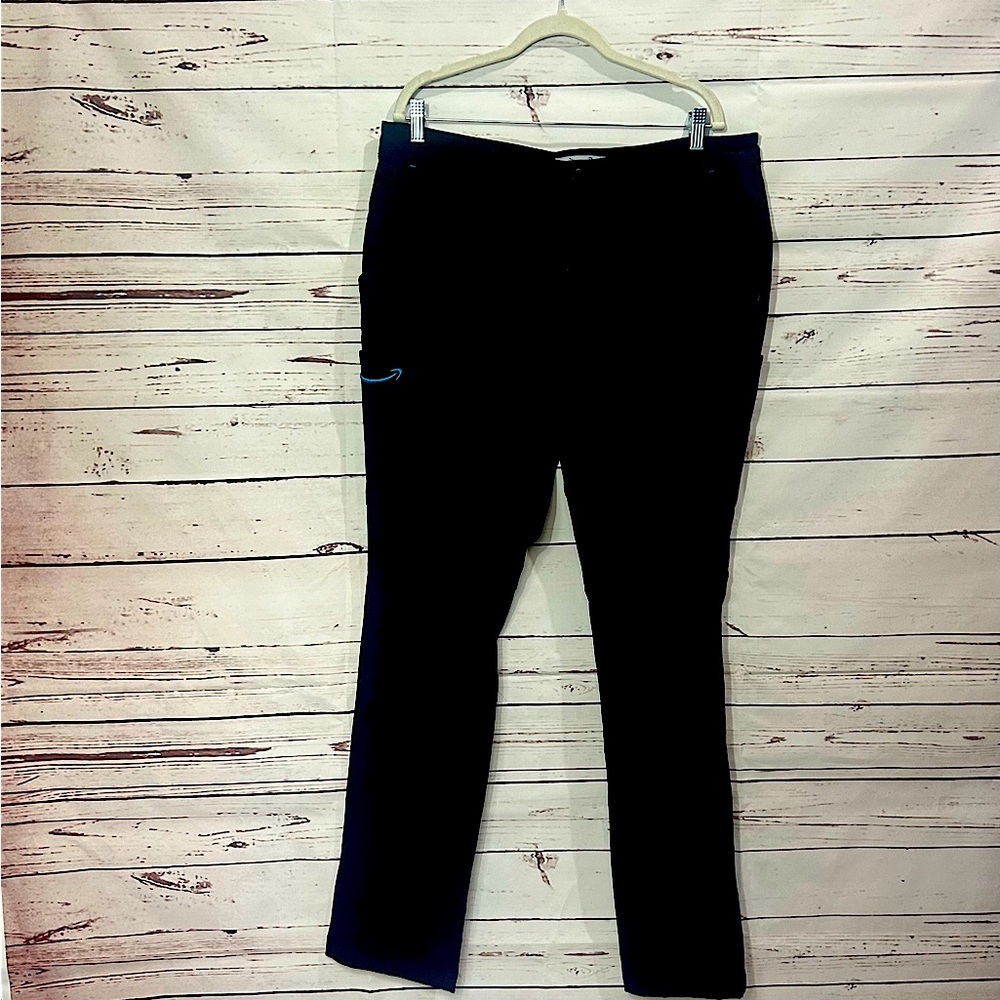 Amazon Pants Men’s L 34/36 Black Straight Leg Employee Delivery Workwear Outdoor